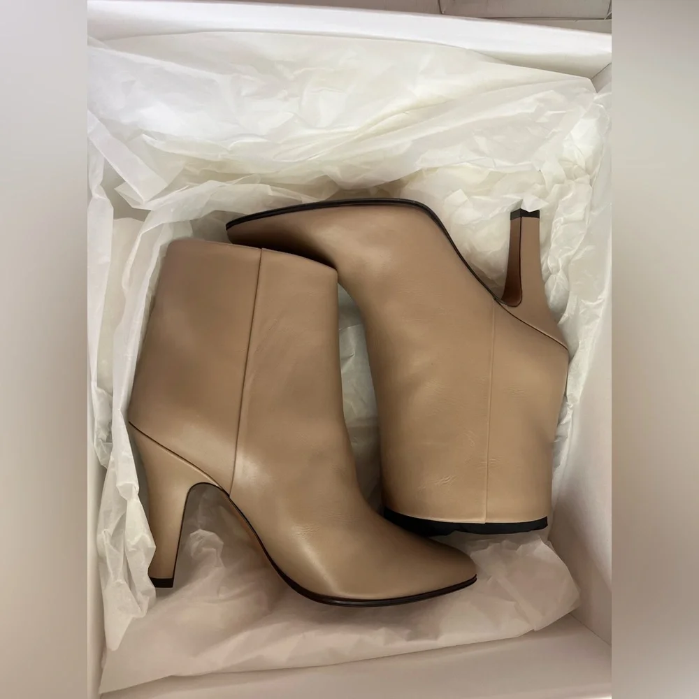 THE ROW Prudens Bootie- Neutral- 37